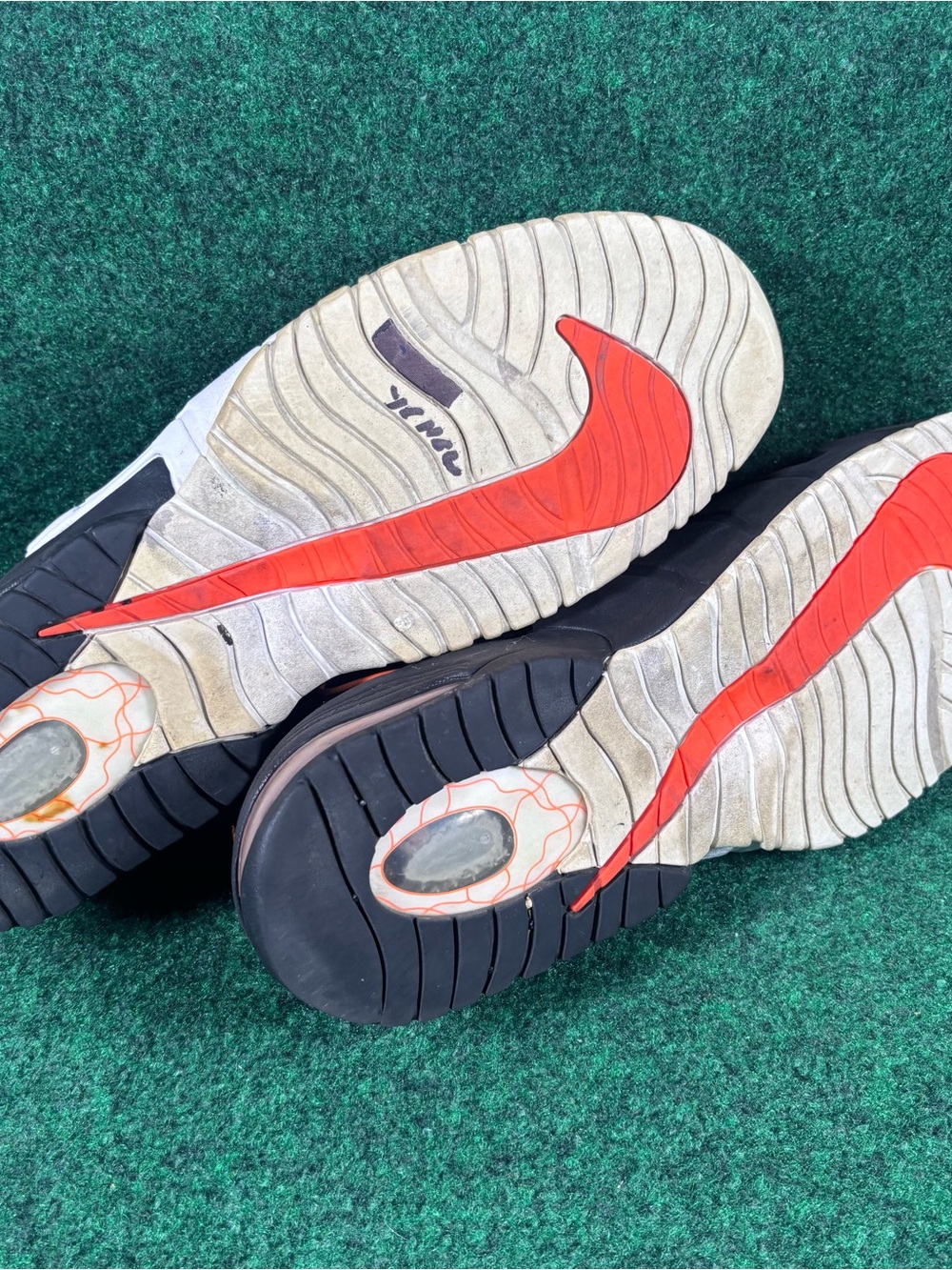 Nike Air Penny 1 Total Orange 2018 685153-002 Men's Mid Top Sneaker Sz 14 - Picture 6 of 7